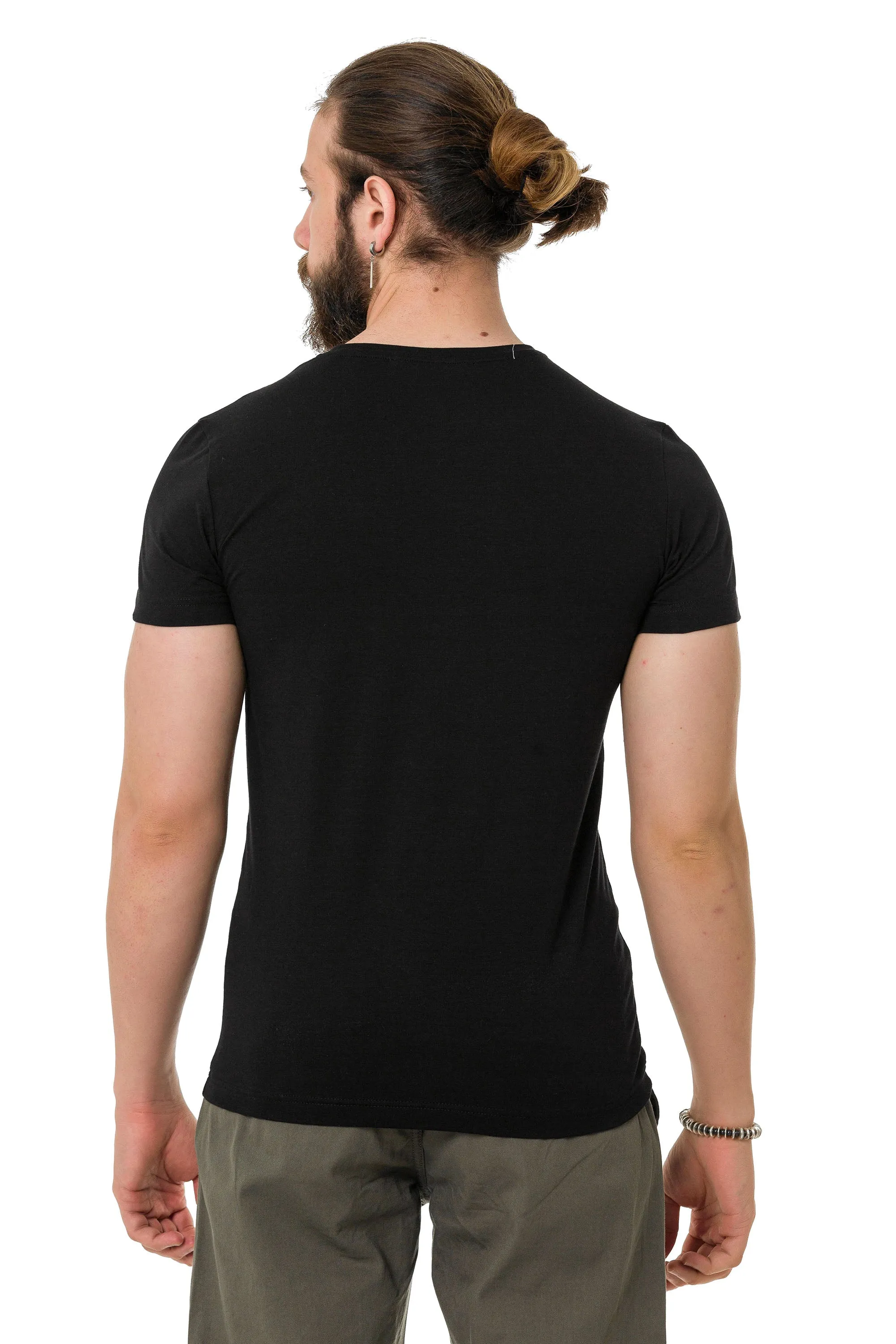 CT718 Herren T-Shirt mit Panther Print