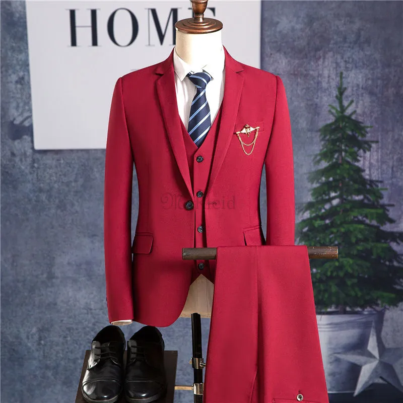 Hosen Weste Business Kleid Anzüge Jacken Blazer Hosen Bräutigam Hochzeit