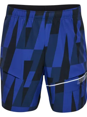 hummel hmlCOURT AOP POCKET SHORTS Funktionsshorts Herren SODALITE BLUE im Online Shop von kaufen