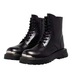   Love Moschino  Square Love Stivaletto Donna Nero  Schnürstiefel 