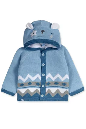 Warme Baby & Kinder Strickjacke mit Kapuze ❤ Tiergesicht